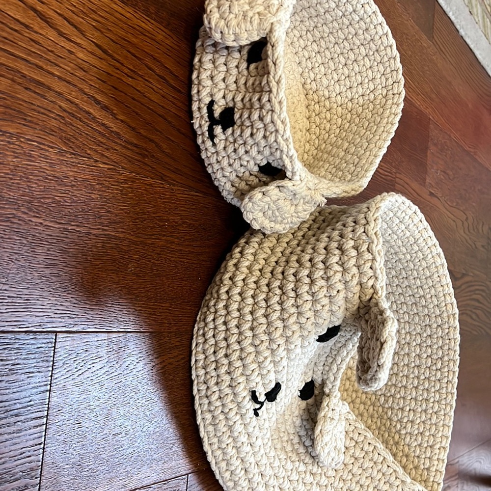 H& M Home Rabbit woven baskets set - Picture 2 of 5